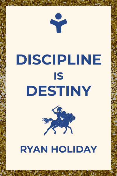 Episode #485: Ryan Holiday - The Power Of Self Control, Loving The Process,  & Building Endurance (Discipline Is Destiny)